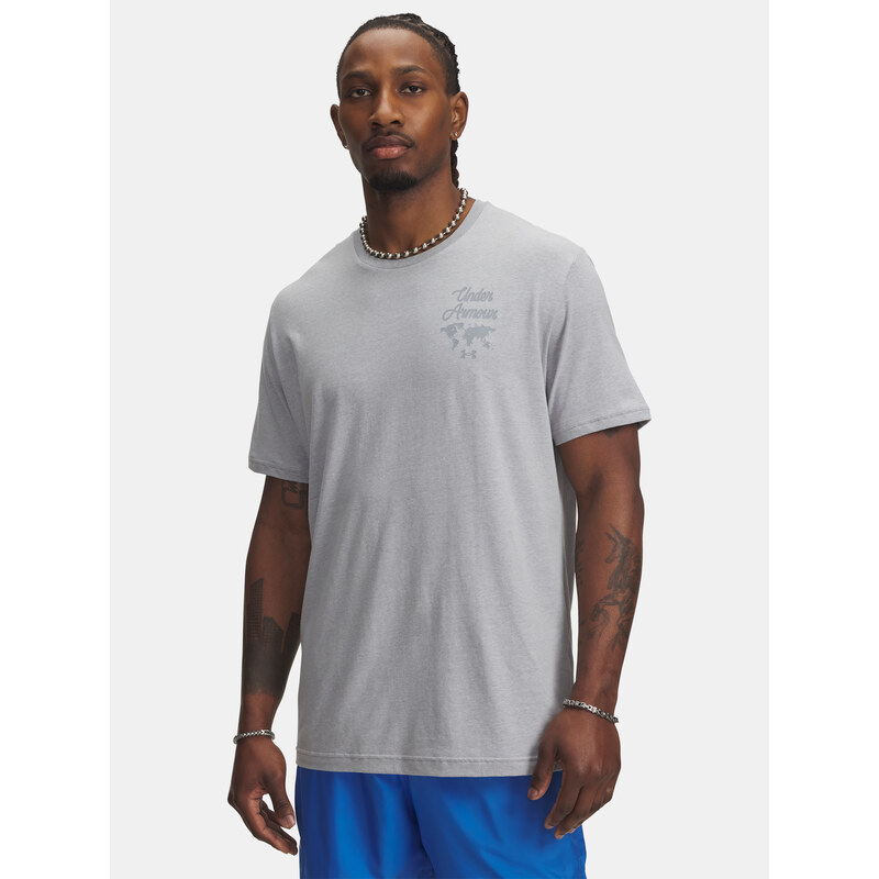 Mens Under Armour UA 60/40S SPORTS WM SS-GRY T-Shirt - Mens 65459194