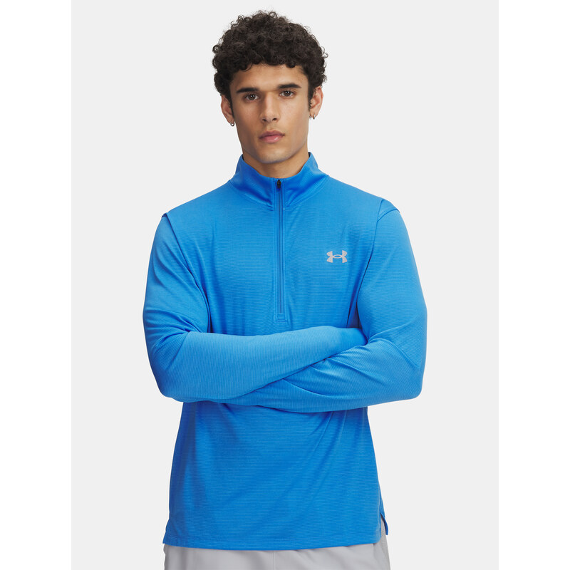 Mens Under Armour UA LAUNCH 1/4 ZIP-BLU T-Shirt - Mens 65459280
