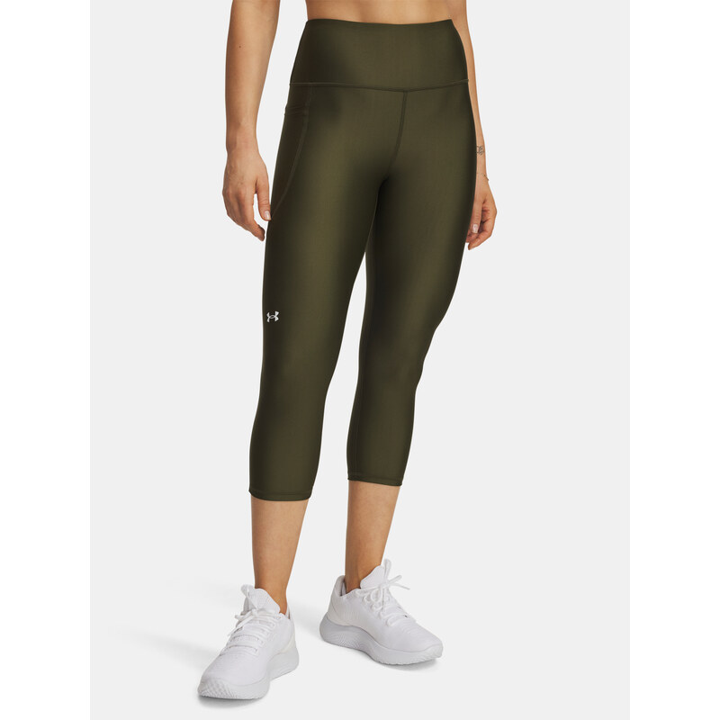 Under Armour Tech Hi Capri-GRN Womens Leggings - Womens 65459254