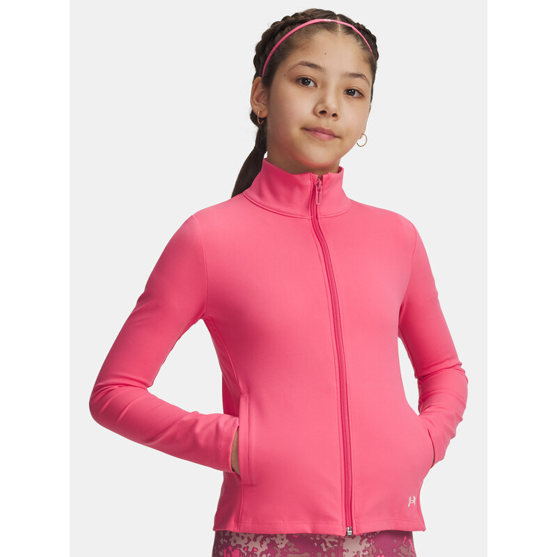 Girls Under Armour Motion Jacket-PNK - Girls 65479654