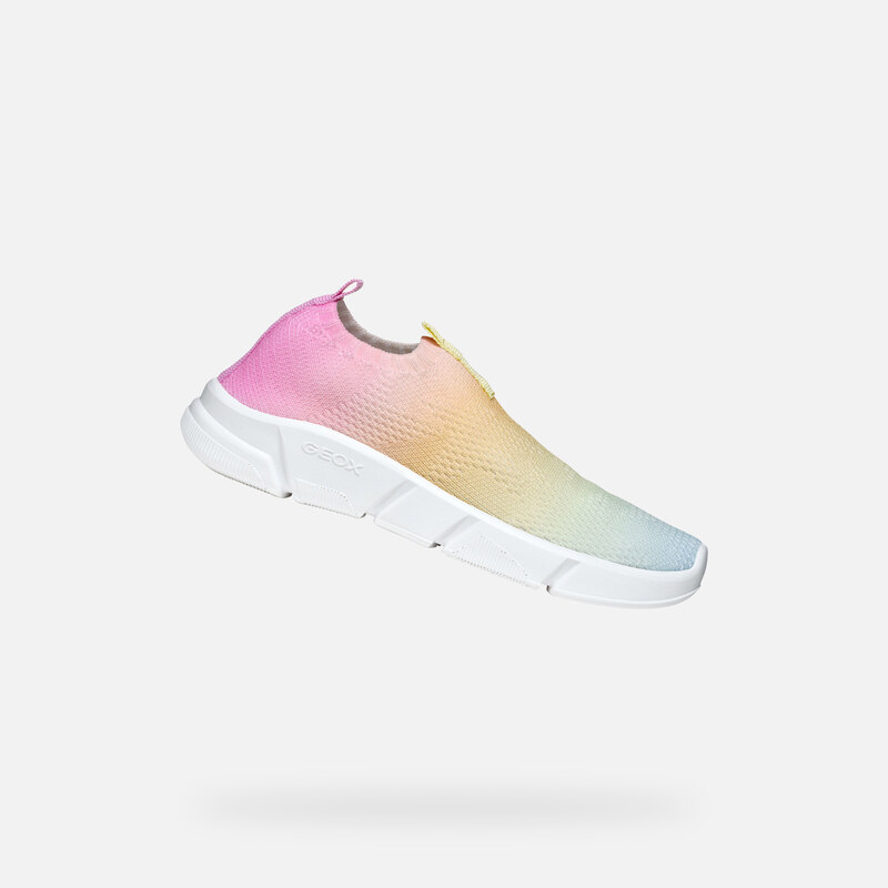 Pink Girls Sneakers Geox Aril - Girls 65410448