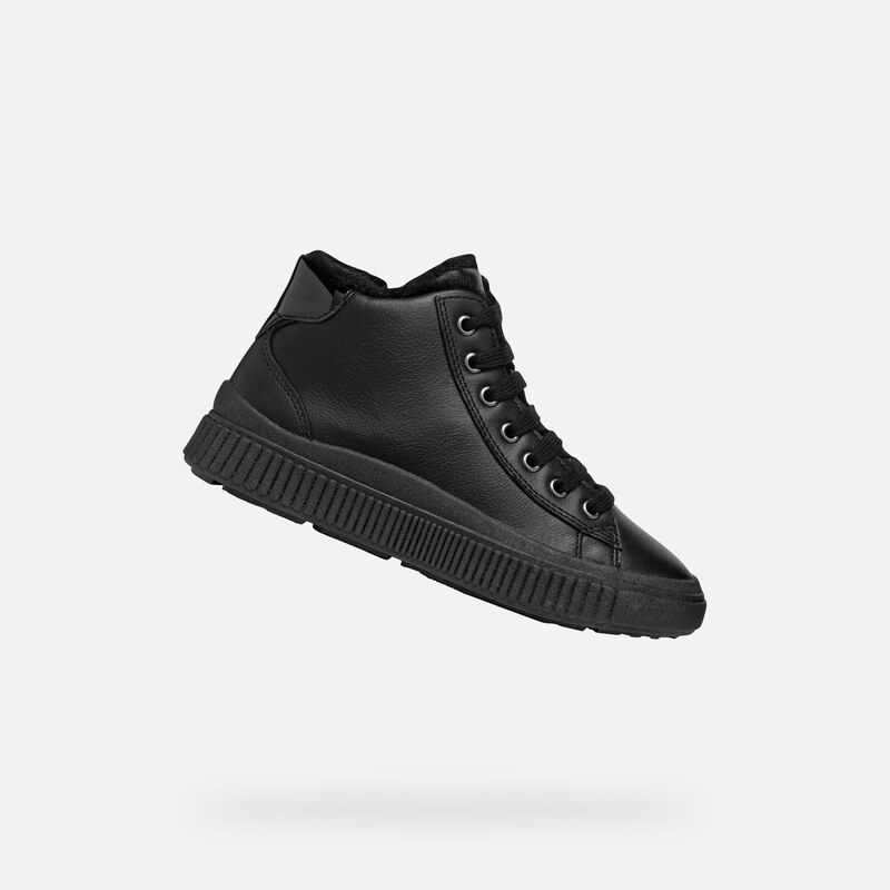 Black Girls Sneakers Geox Laquinny - Girls 65410566