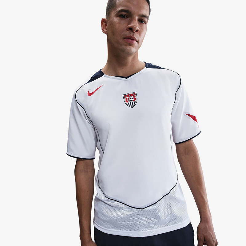 Dres Nike USMNT 2004 Total 90 Reissue Mens Soccer Replica Jersey White 65410239