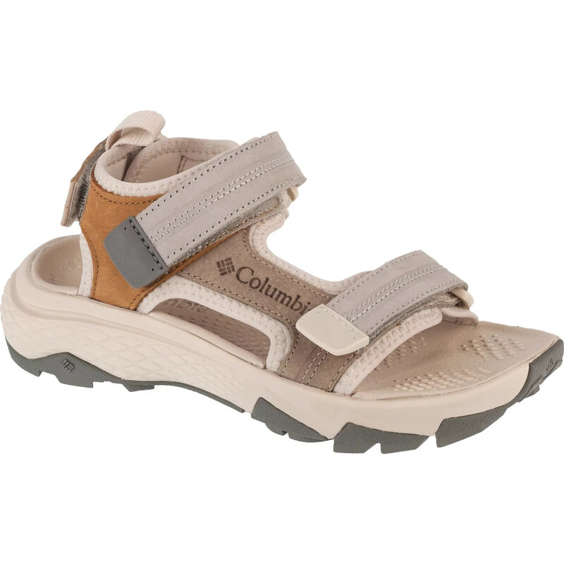 Sivo-béžové dámske športové sandále Columbia Peakfreak Rush Sandal Lea 68223067