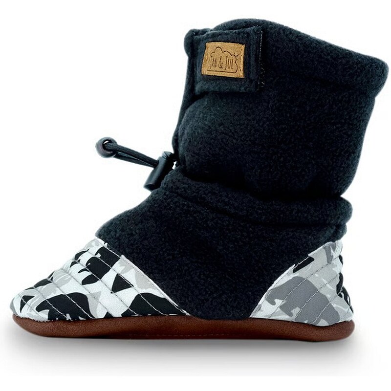 Jan & Jul Fleecové capáčky / Stay-Put Cozy Booties / BSA-BEA Medvedík 65466905