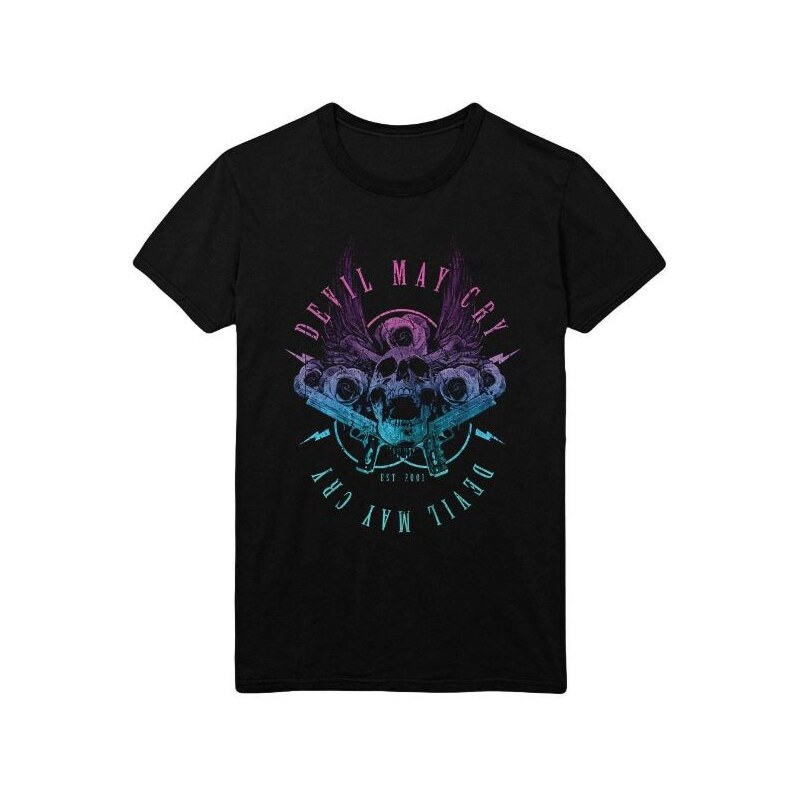 Gildan Devil May Cry 5 - Skulls and Roses and Guns (tričko) 65411010