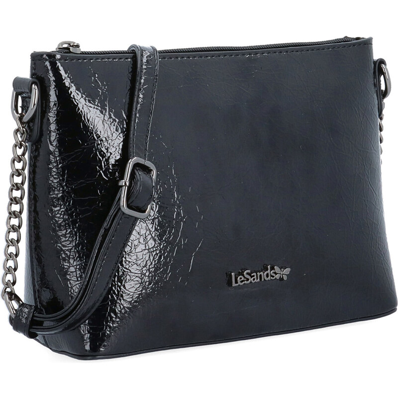 Kabelka zo syntetickej kože crossbody Le Sands čierna 4374 C 65411241