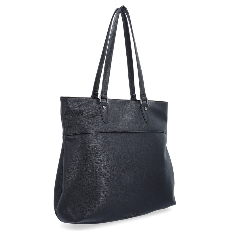 Kabelka zo syntetickej kože cez rameno Carmelo čierna 4362 C 65411250