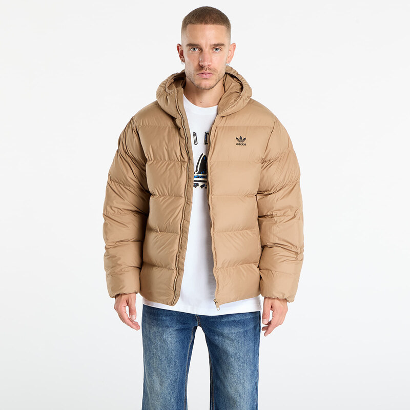 adidas Originals Bunda adidas Tonal Hooded Puffer Jacket Cardboard M 65411849