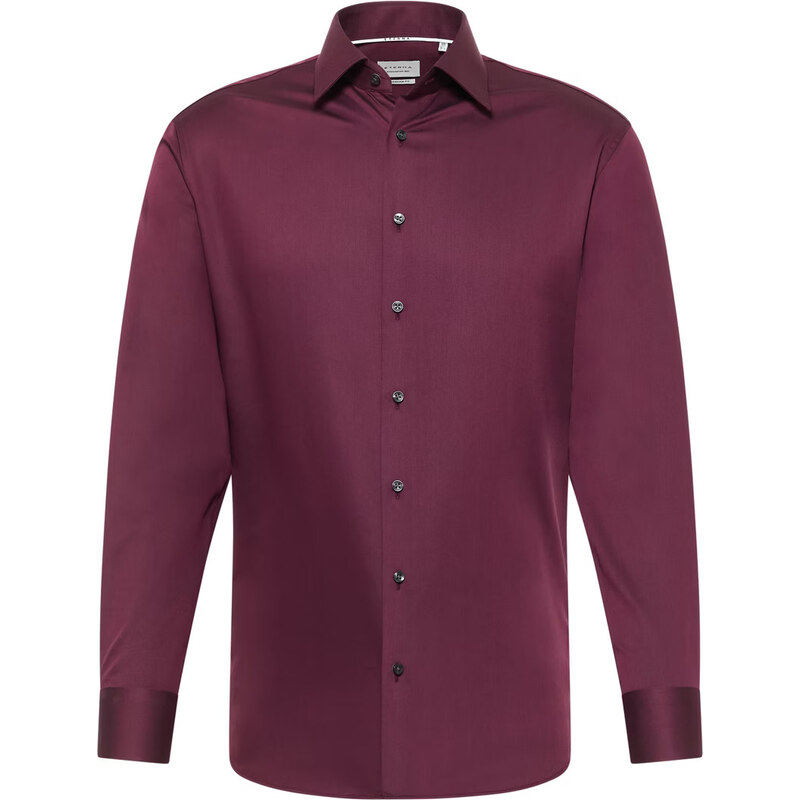 Luxusná pánska saténová košeľa ETERNA Modern fit bordová 65412161