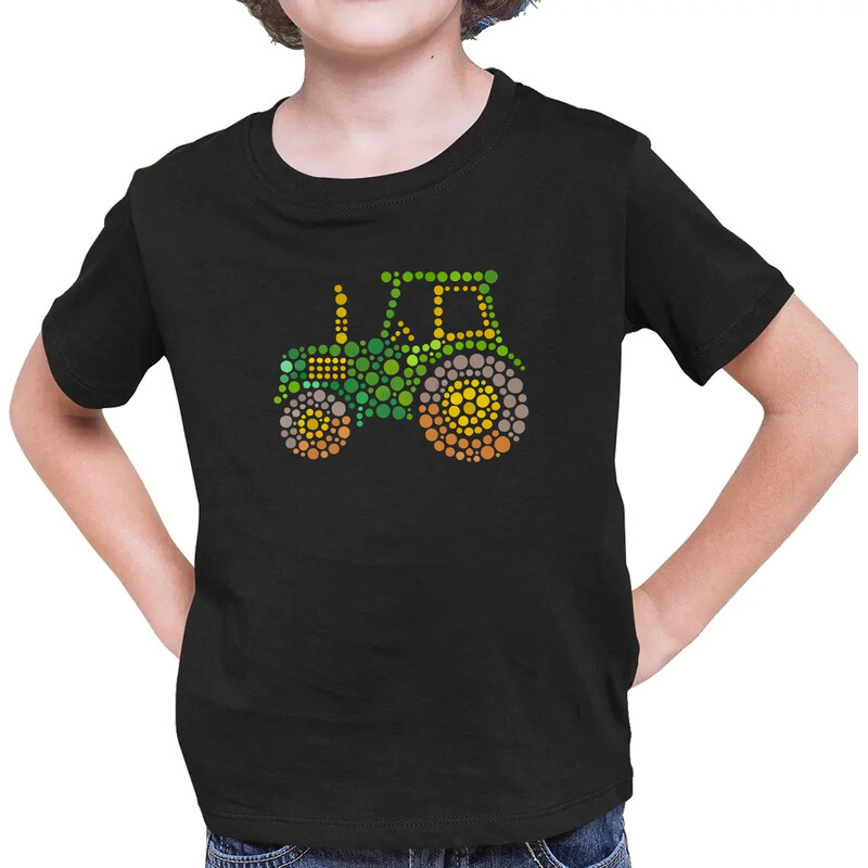 Garibald Traktor - deň bodky - detské tričko s potlačou 65412917