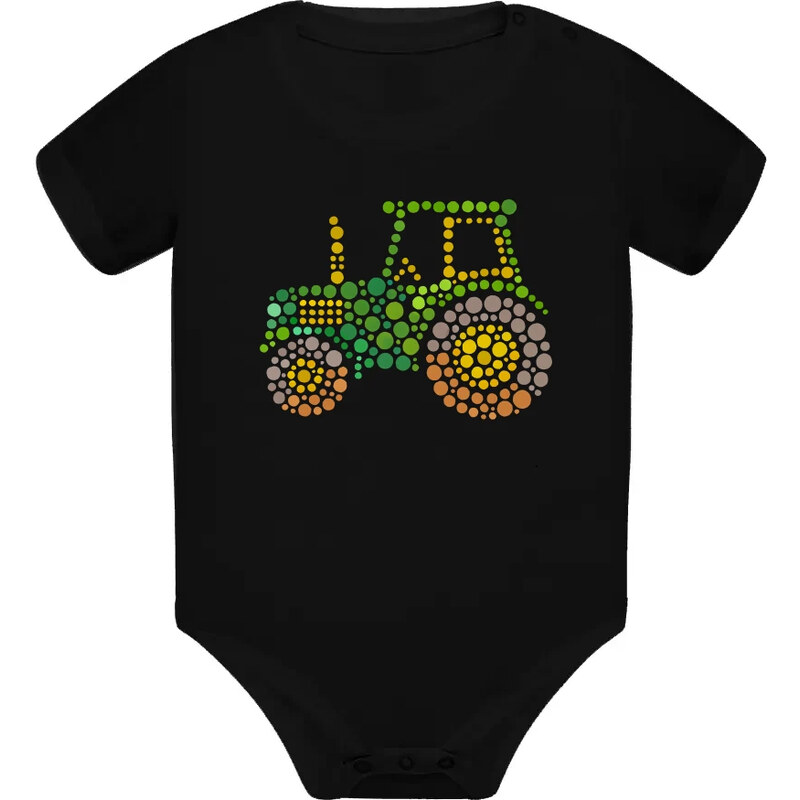 E-shop Garibald Traktor - deň bodky - body s potlačou