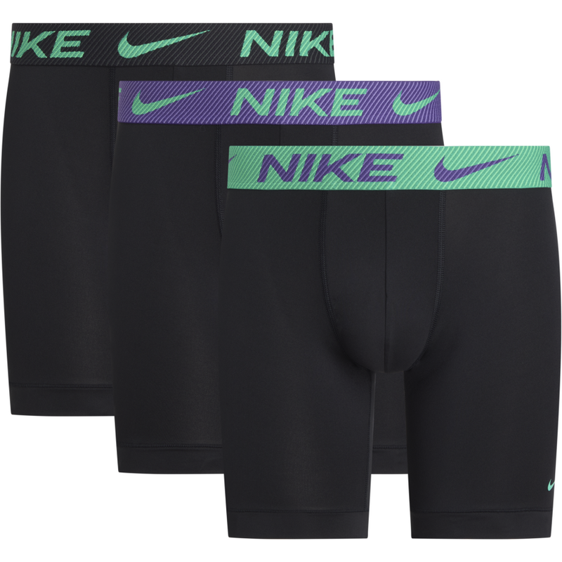 Nike boxer brief long 3pk BLACK 65413036