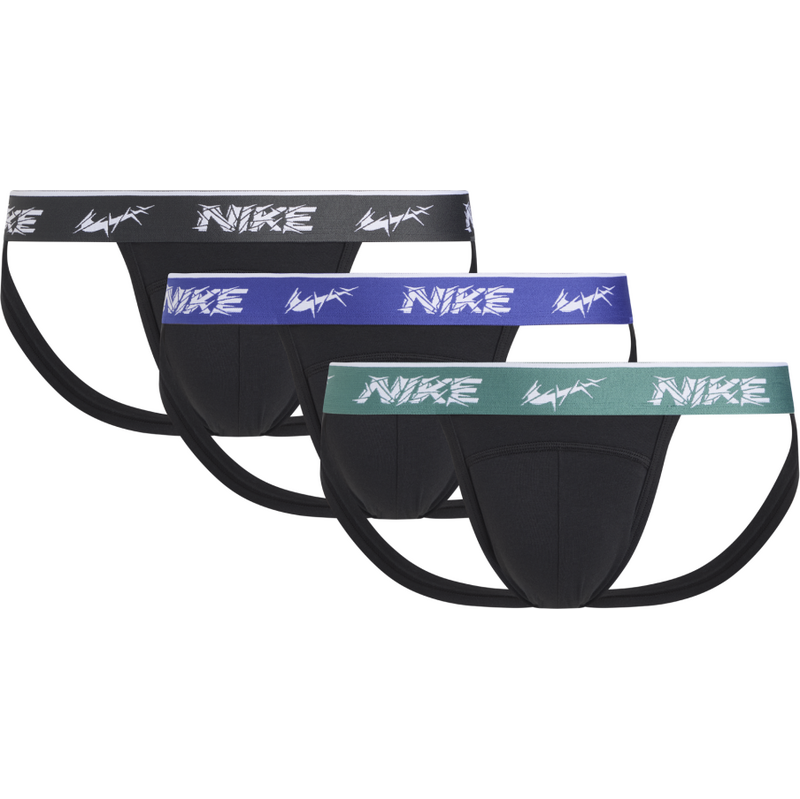 Nike jock strap 3pk BLACK 65413021