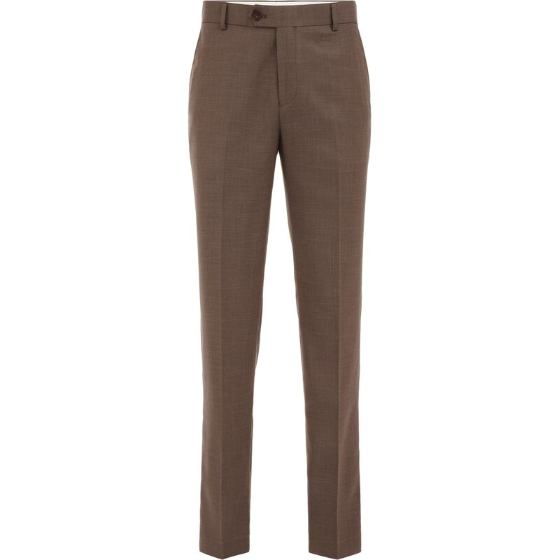 WE Fashion Nohavice hnedá 65655991