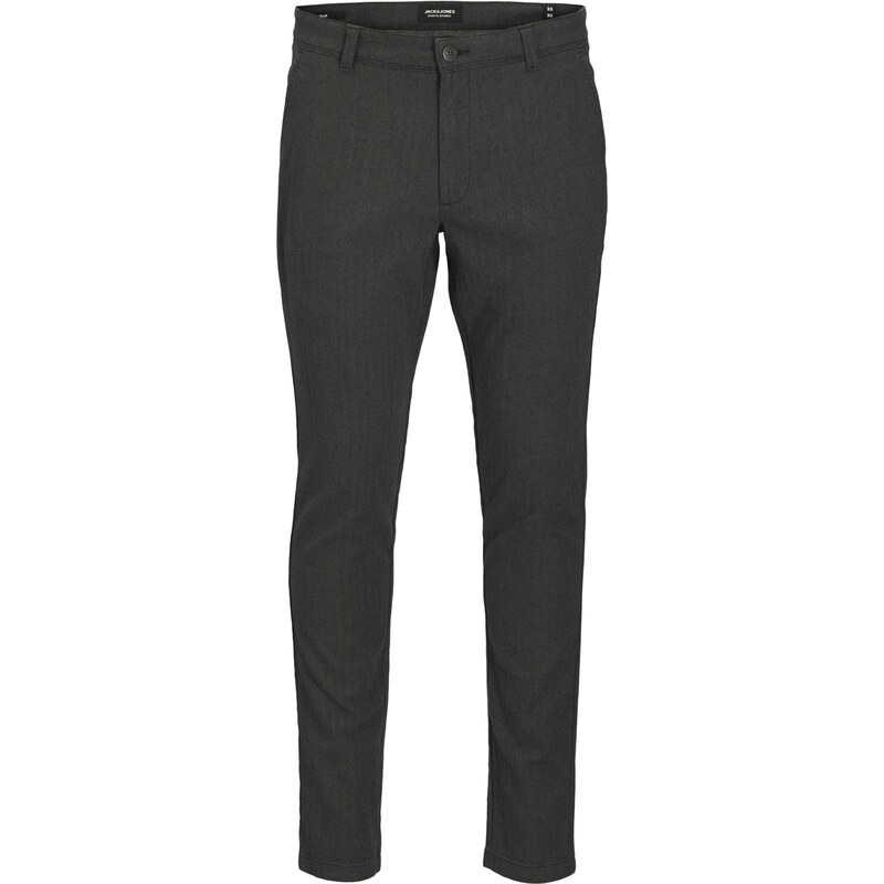 JACK & JONES Nohavice JPSTMARCO BOWIE antracitová / tmavosivá 65415466