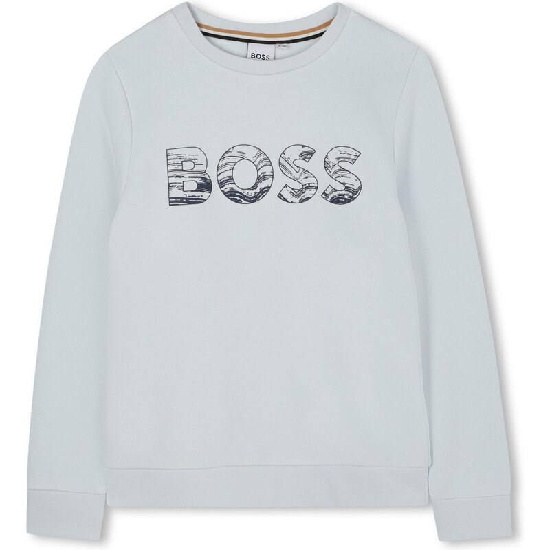 BOSS Mikina námornícka modrá / svetlomodrá 65415527