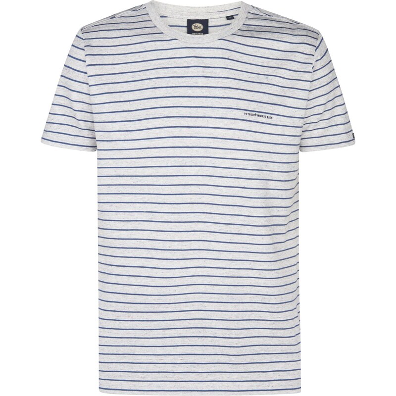 Petrol Industries Tričko modrá / sivá melírovaná 65662318