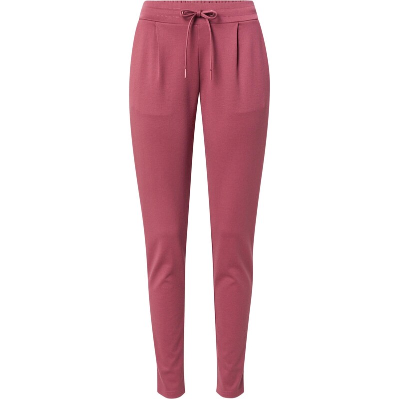 ICHI Plisované nohavice ICH Kate svetločervená 65696096