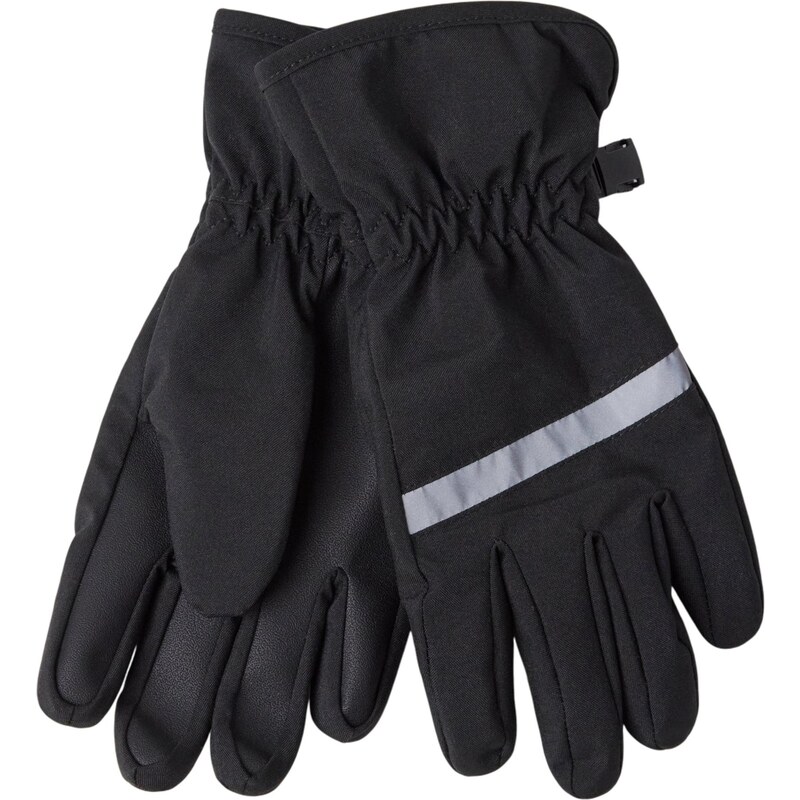 Lindex Rukavice svetlosivá / čierna 65658536