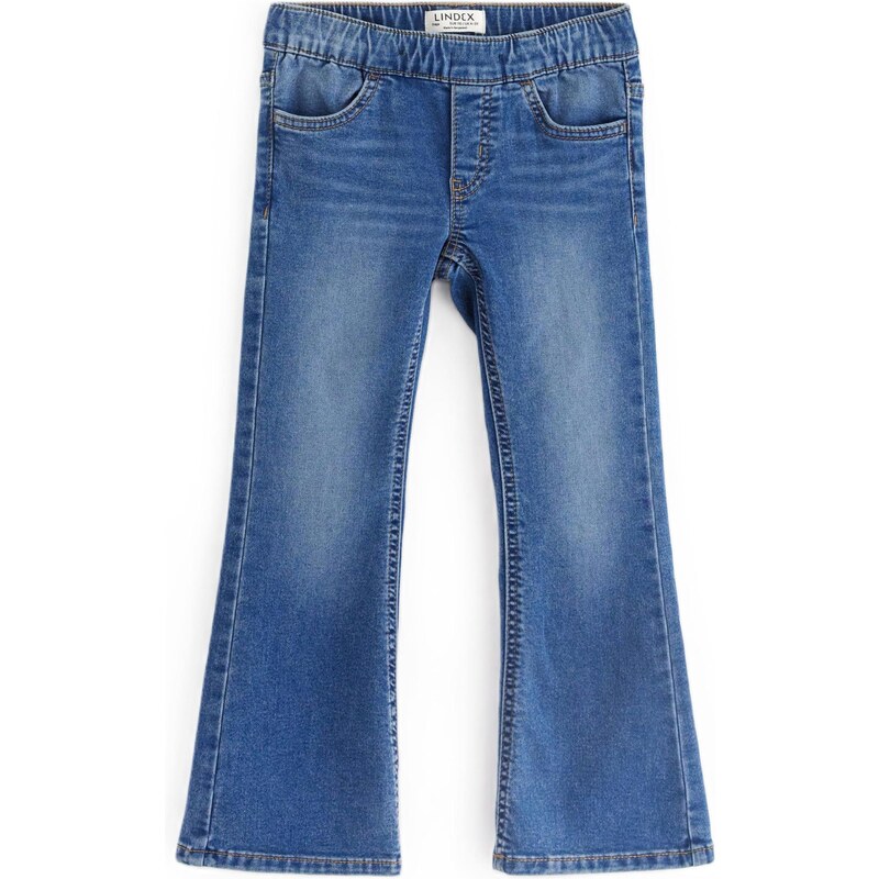 Lindex Džínsy Freja modrá denim 65658549