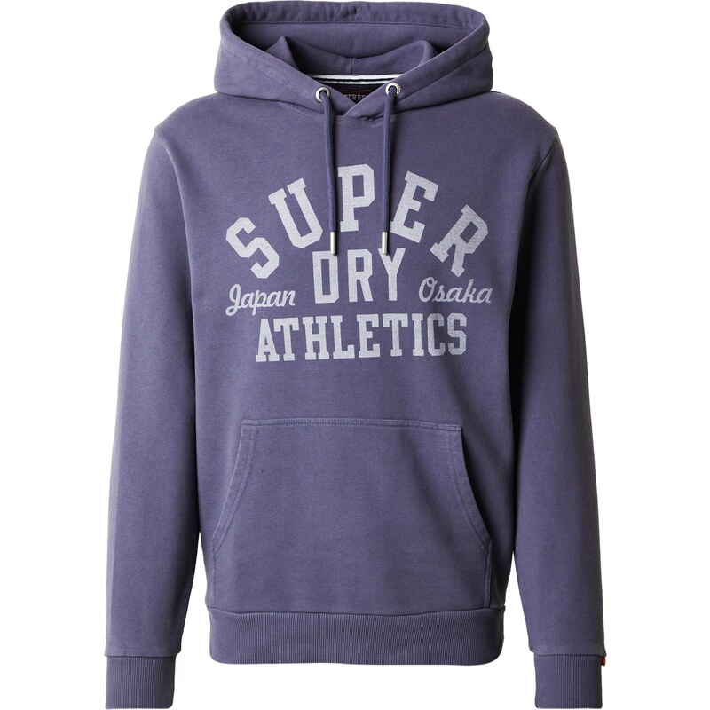 Superdry & Co Mikina Athletic Essentials sivá / černicová 65457204