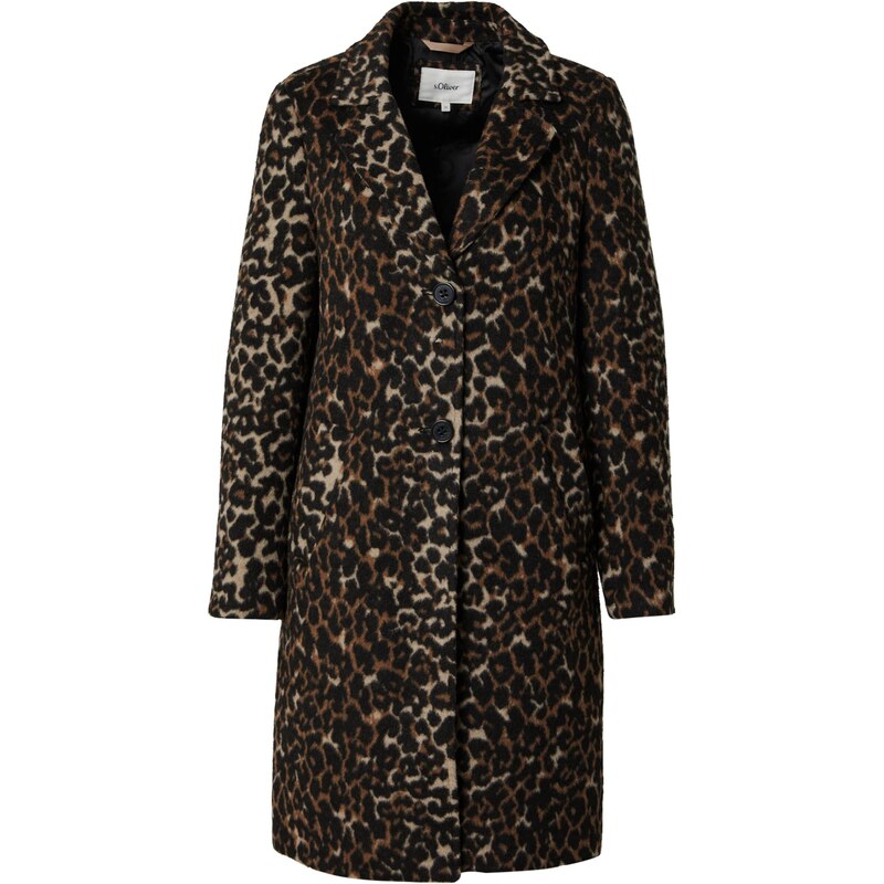 s.Oliver Prechodný kabát béžová / hnedá / čierna 65660794