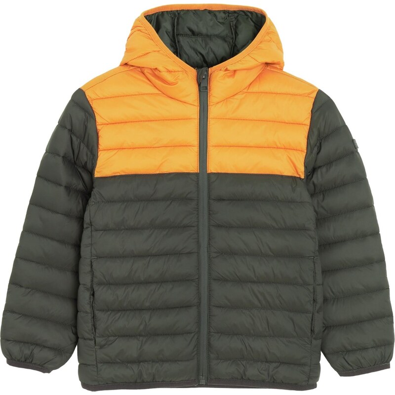 Cool Club Prechodná bunda tmavosivá / oranžová 65891256