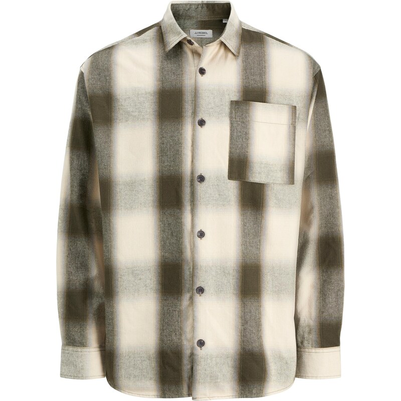 JJ Rebel Košeľa opálová / karamelová / biela ako vlna 65795675