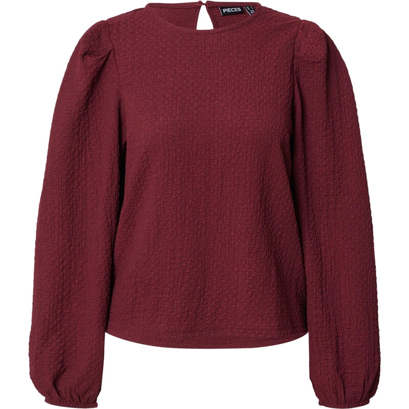 PIECES Blúzka PCJAMAL vínovo červená 65696100