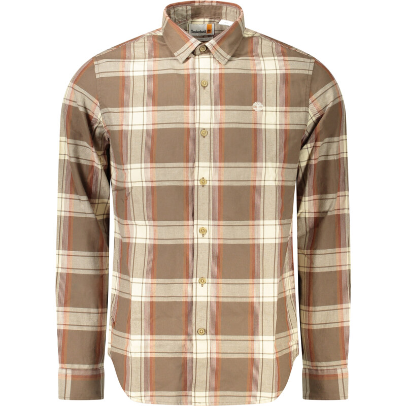Elegantná Pánska Košeľa TIMBERLAND Hnedá 68243169
