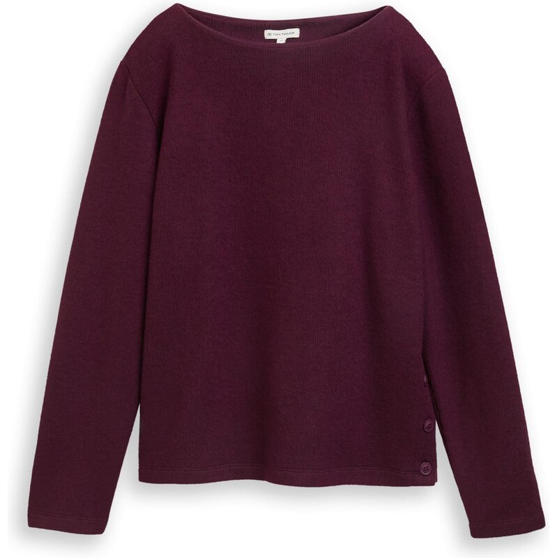 TOM TAILOR Mikina burgundská 65891080
