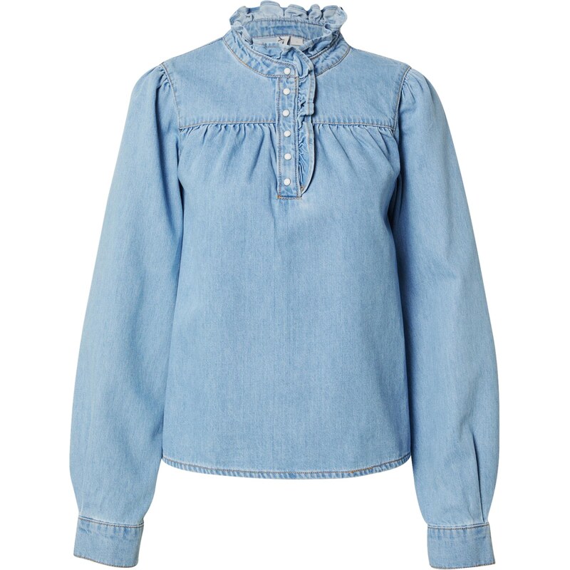 ONLY Blúzka ONLLucia modrá denim 65890316