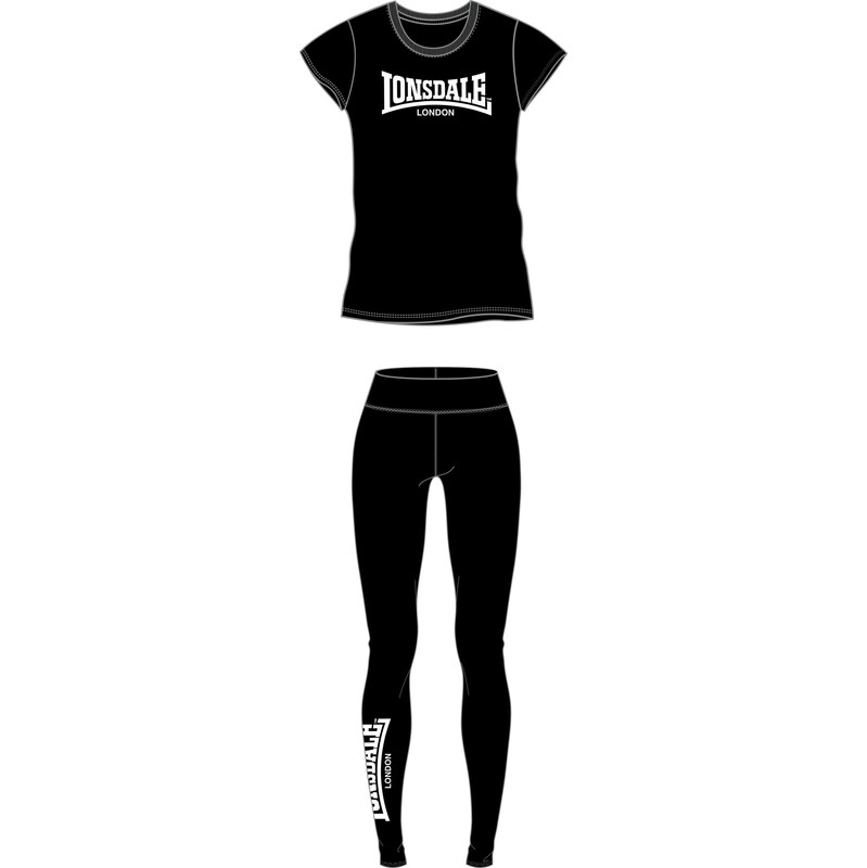 Lonsdale Womens t-shirt & leggings set 65419086