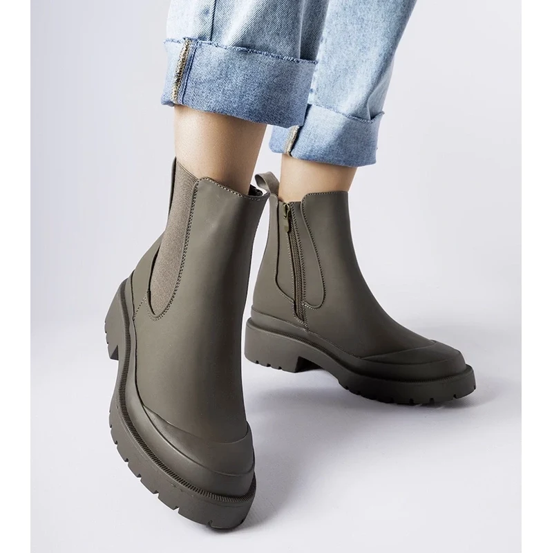 Gemre Zelené dámske topánky Detis 65418590