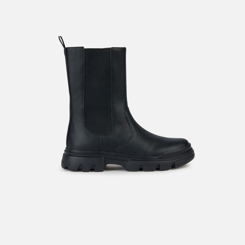 Black Girls Ankle Boots Geox Junette - Girls 65419099