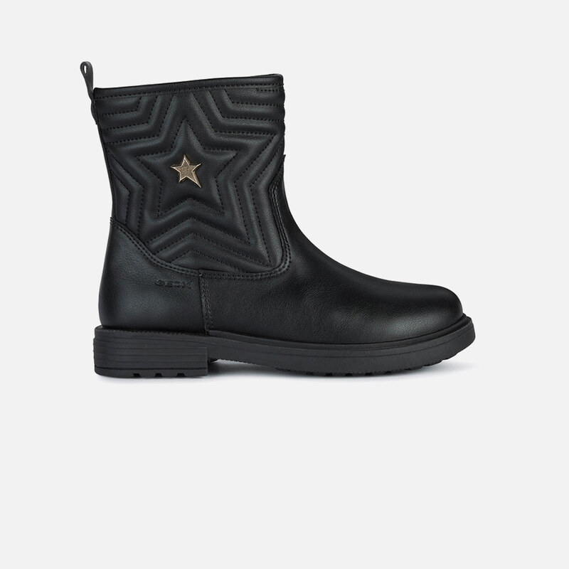 Čierne dievčenské členkové topánky Geox Eclair 66470631