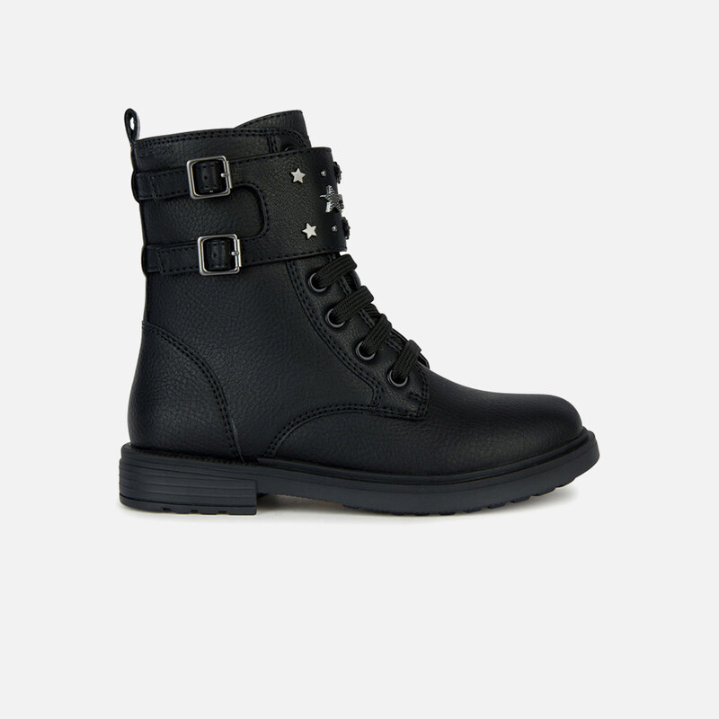 Black Girls Ankle Boots Geox Eclair - Girls 65419144