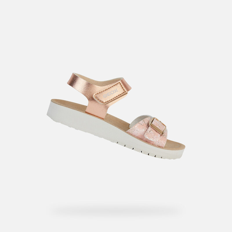 Pink Girls Sandals Geox Costarei - Girls 65421083