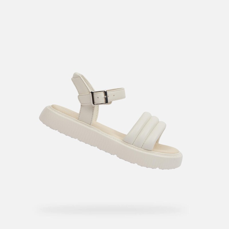 Cream Girls Sandals Geox Kodette - Girls 65421086