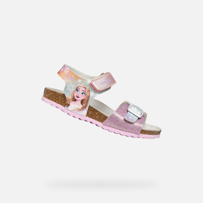 Pink Girls Sandals Geox Adriel - Girls 65421093