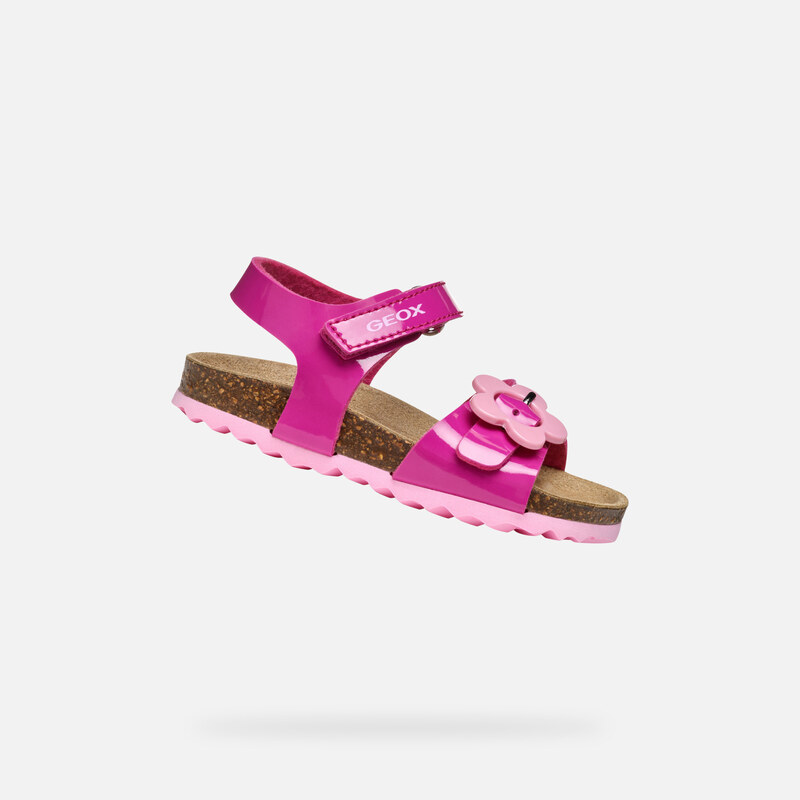 Pink Girls Sandals Geox Chalki - Girls 65421114