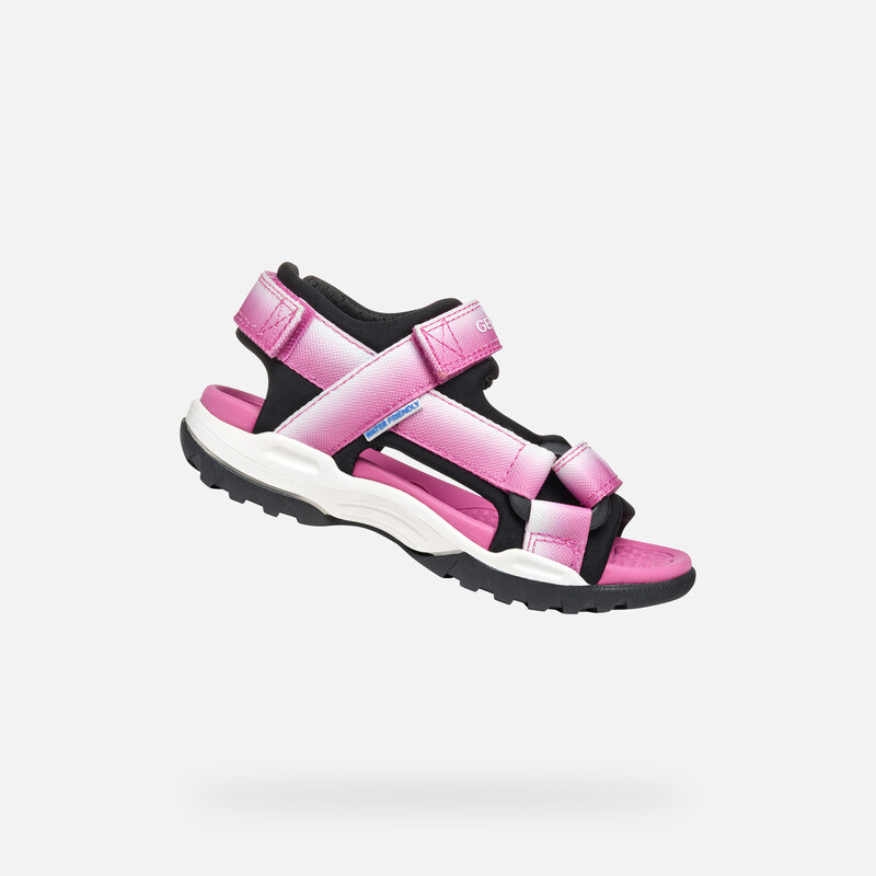 Pink Girls Sandals Geox Borealis - Girls 65421134