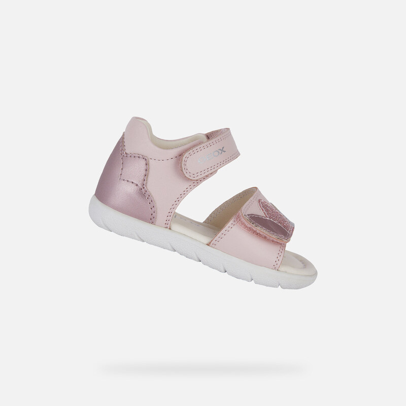 Light Pink Girls Sandals Geox Alul - Girls 65421162