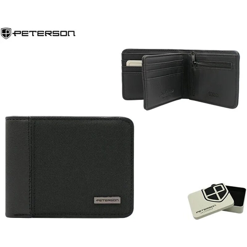 Štýlová čierna pánska peňaženka 65421224