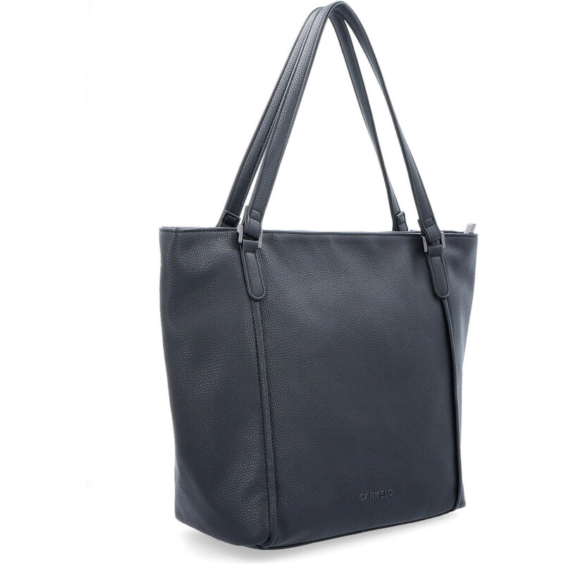Kabelka zo syntetickej kože cez rameno Carmelo čierna 4274 C 45814488