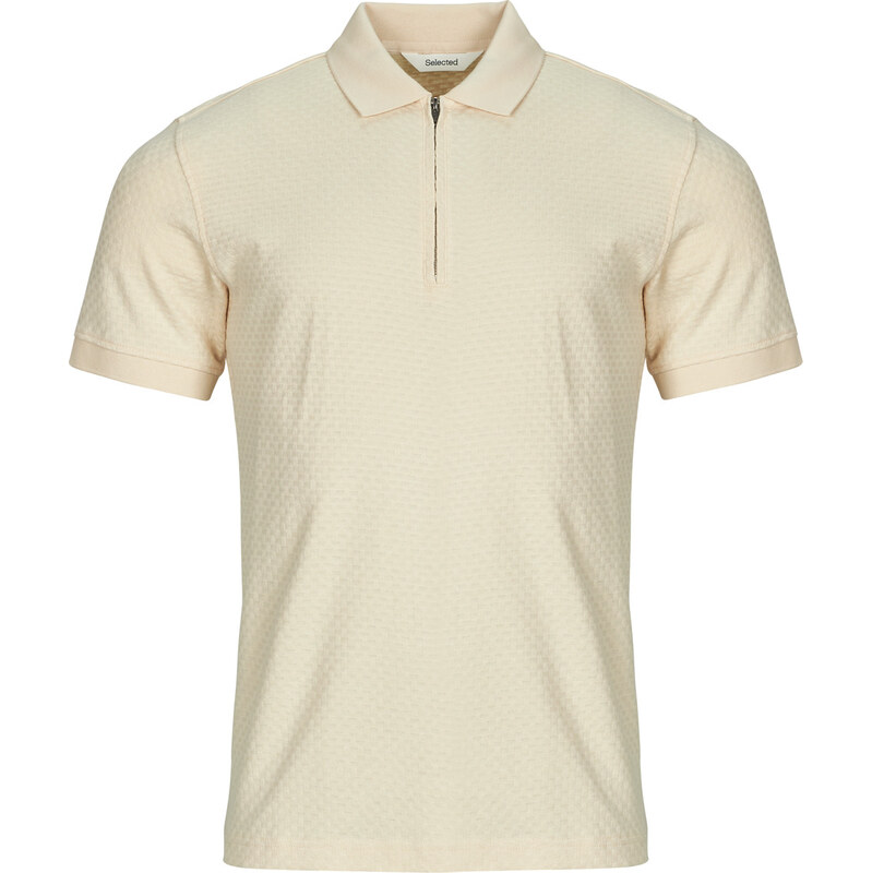 Selected Polokošele s krátkym rukávom SLHISAAC ZIP Selected 65423588