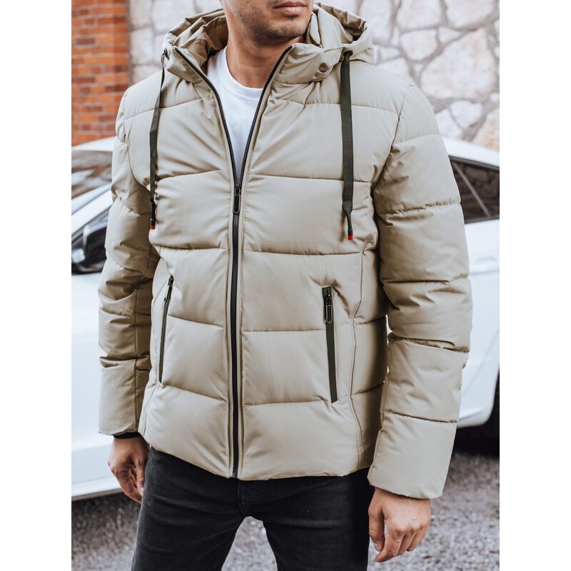 Dstreet Trendy zimná bunda s kapucňou v jasnobéžovom prevedení 65638777