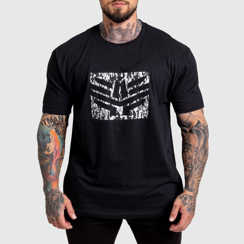 Pánske tričko Iron Aesthetics Tactical, čierne 65424116