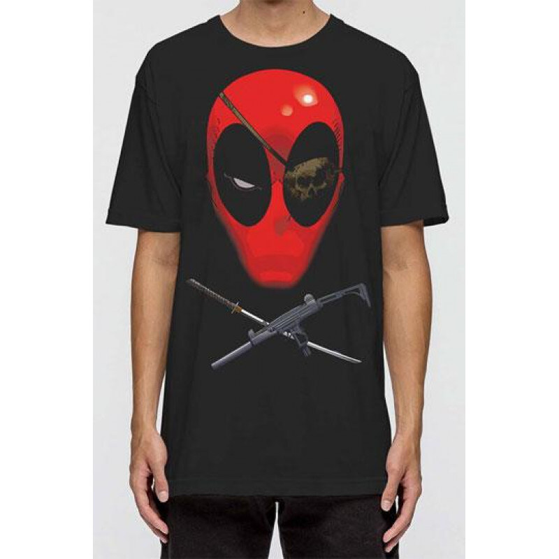Fruit of the Loom Deadpool - Head (tričko) 65423905